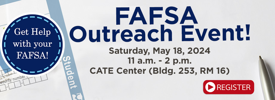 Federal Student Aid FAFSA event May 18 at 11 a.m. - 2 p.m.