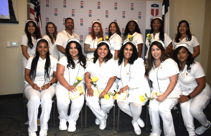 CTC nursing students at pinning ceremony