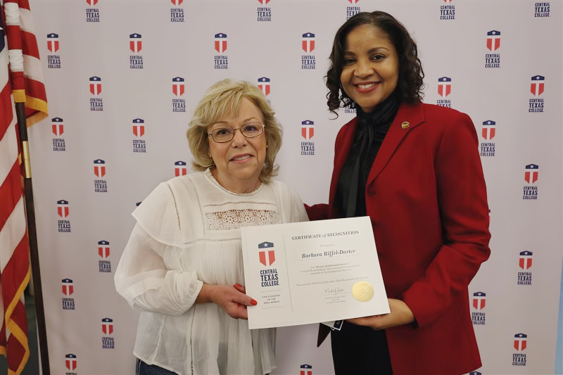 Barbara Riffle-Darter and Dr. Michele J. Carter