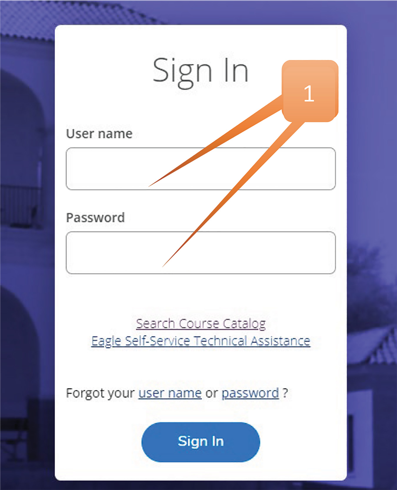 Eagle Self-Service login