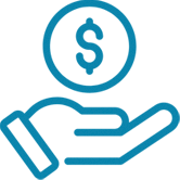 graphic hand holding money