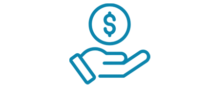graphic hand holding money