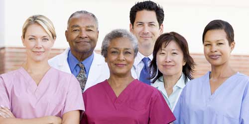 A group of medical professionals