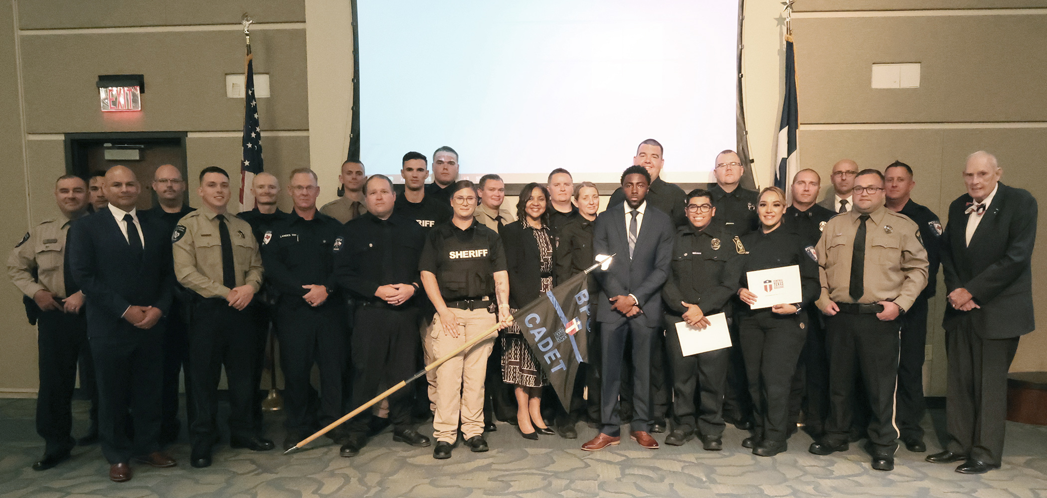 Police Academy graduating class