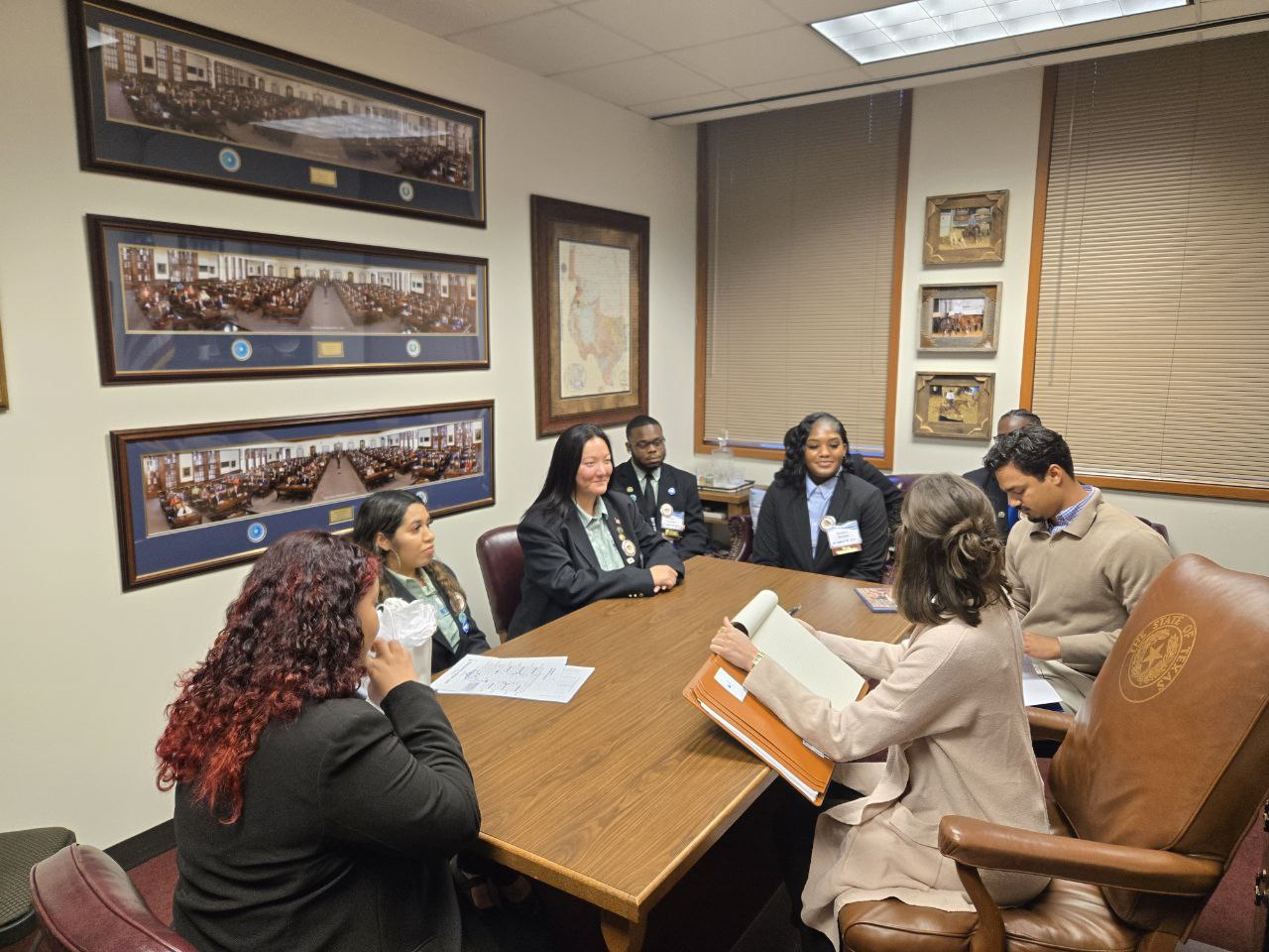 CTC NetImpact students and professor